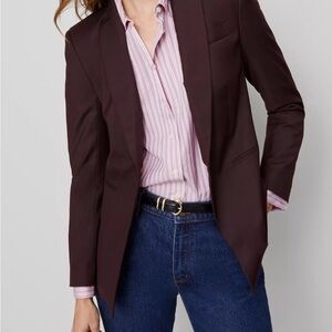 Ann Taylor Class Burgundy Blazer. Worn once.